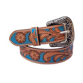 Resistance Classic Western Style Full Grain Leather Belt 1-1/2"(38mm) Wide- Comfortable Accessory With Free Buckle NewEngland Tack