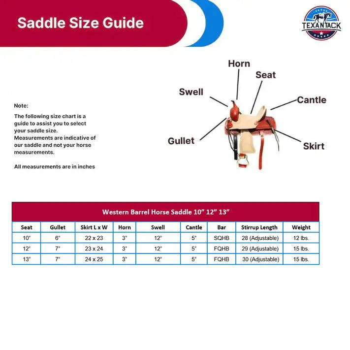 Resistance Youth Double Skirt Ranch Saddle: Basket Weave Tooled with Rough Out Seat and Fender TEXANTACK