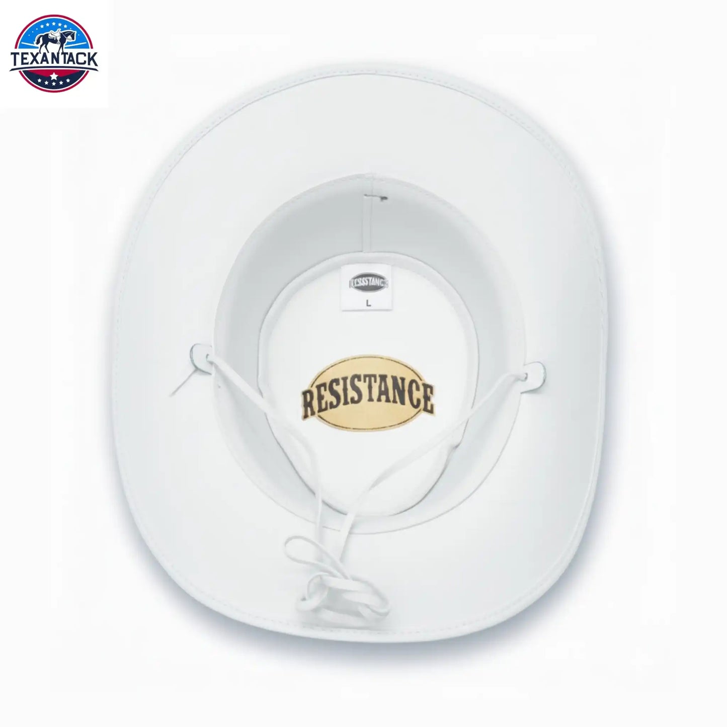 Classic Western Cowboy Hat – Real Cowhide Leather, Unisex, Wide Brim TEXANTACK