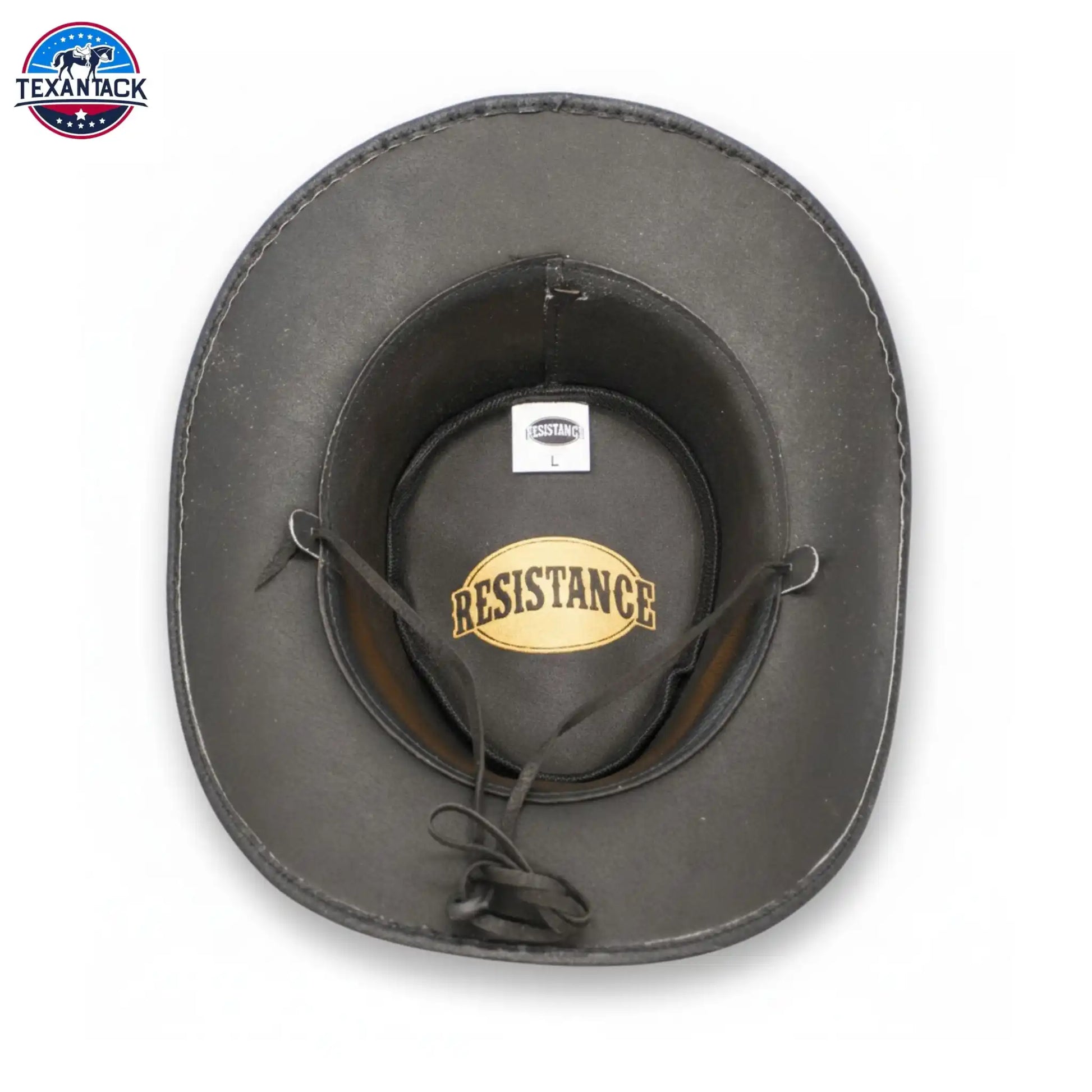 Classic Western Cowboy Hat – Real Cowhide Leather, Unisex, Wide Brim TEXANTACK
