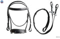 Dressage Bridle - Premium Quality Leather with Stainless steel Hardware - NewEngland Tack