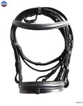 Dressage Bridle - Premium Quality Leather with Stainless steel Hardware - NewEngland Tack