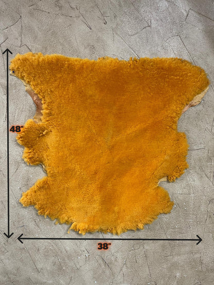Luxurious Bark-Tanned Sheepskin Shearling Rug - Natural & Real Fur TEXANTACK