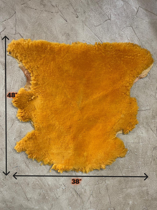 Luxurious Bark-Tanned Sheepskin Shearling Rug - Natural & Real Fur TEXANTACK