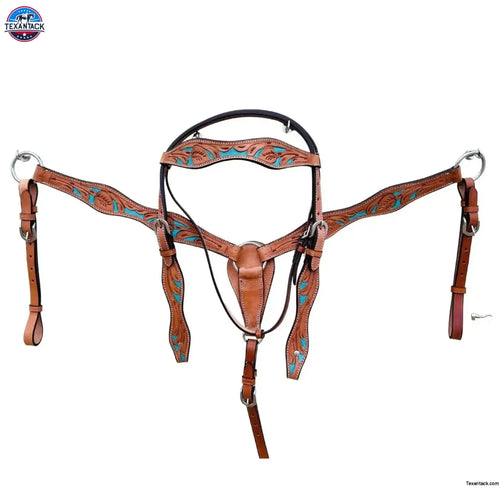 Headstall and Breast Collar Set - Leather