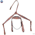 Headstall and Breast Collar Set - Leather NewEngland Tack