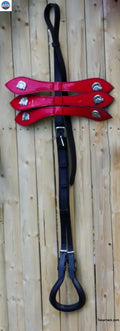Full Size Leather Horse Driving Harness With Red Trim - Premium Quality - NewEngland Tack
