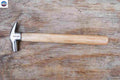 13" Horse Hoof Nail Hammer Farrier Tool For Horse Shoe- Silver Color With Wooden Handle - NewEngland Tack