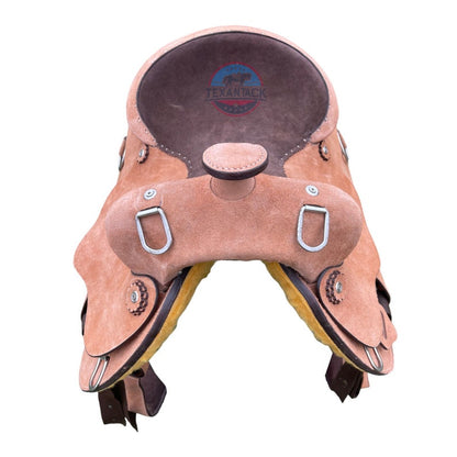 Roughout Work Saddle – Full Roughout Design with FQHB for Grip & Stability
