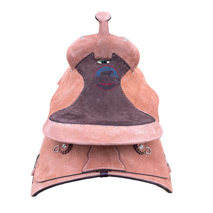 Roughout Work Saddle – Full Roughout Design with FQHB for Grip & Stability