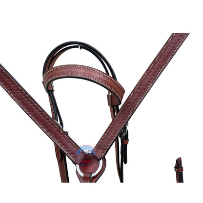 Western Pleasure & Trail Saddle – Basket Weave Tooling, Comfortable & Versatile Ride
