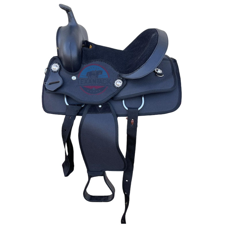 Kids/Youth Synthetic Saddle – Lightweight, Durable &amp; Comfortable for Young Riders (10", 12", 13")
