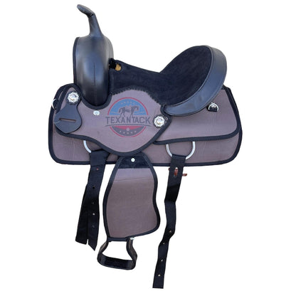 Kids/Youth Synthetic Saddle – Lightweight, Durable &amp; Comfortable for Young Riders (10", 12", 13")