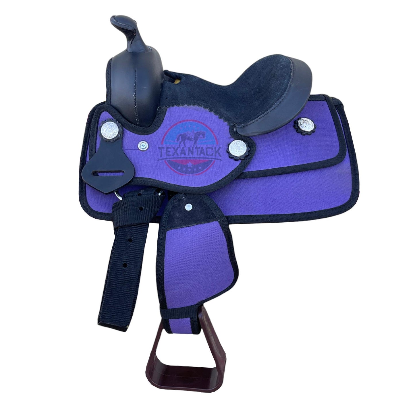 Miniature Western Horse Saddle: Lightweight Synthetic Saddle (8 inch) TEXANTACK