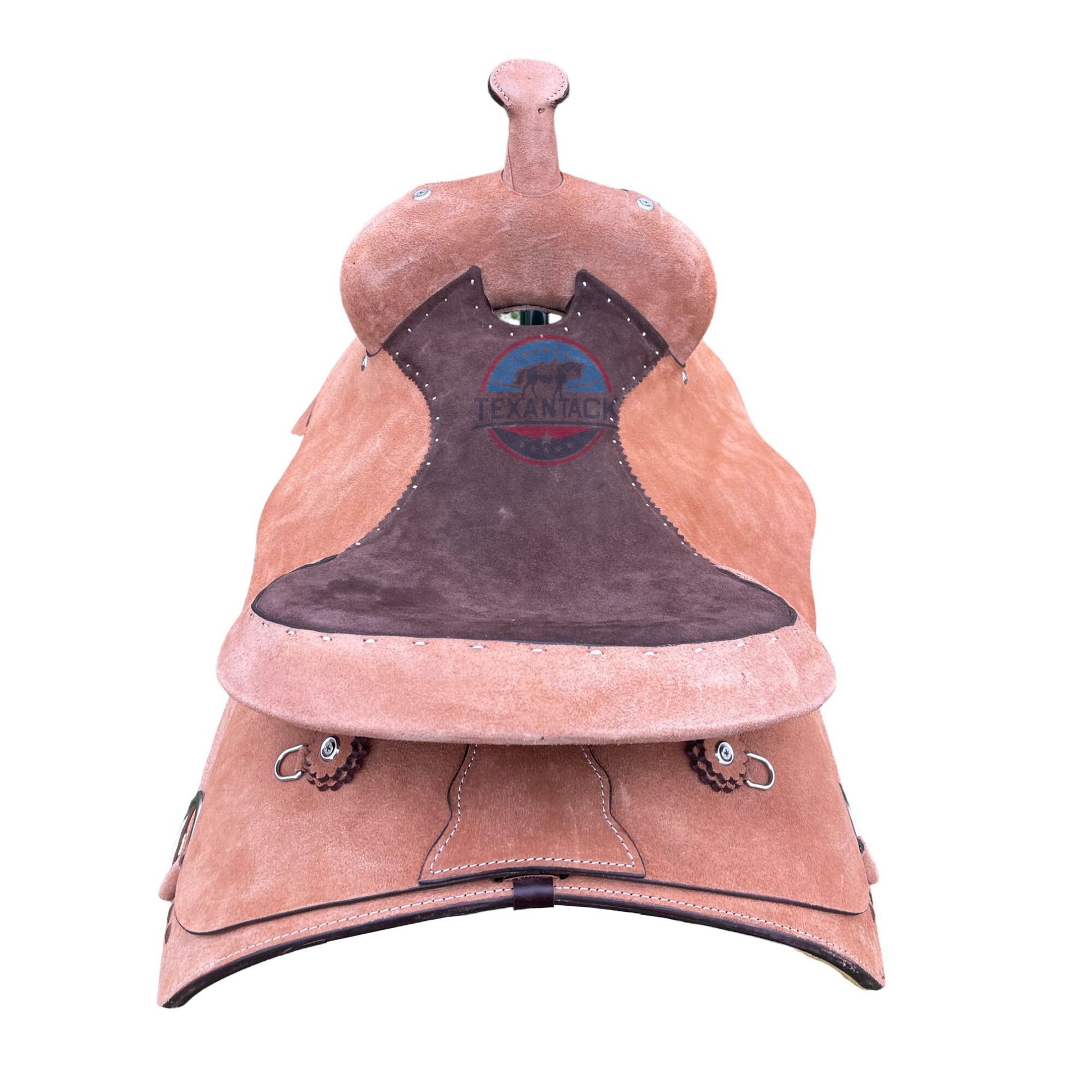 Premium Leather Western Saddle for Trail Riding & Ranch Work – Full Quarter Horse Bar – Comfortable Horse Tack 14”-16” – Free Shipping TEXANTACK