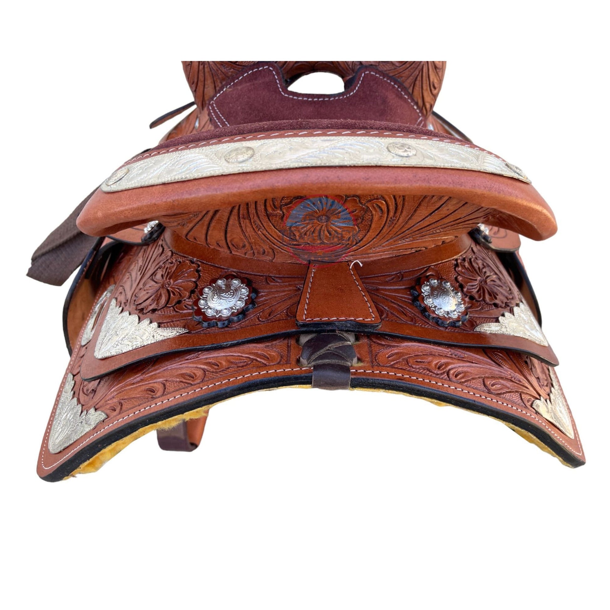 Miniature Western Silver Show Saddle - 8 inch TEXANTACK