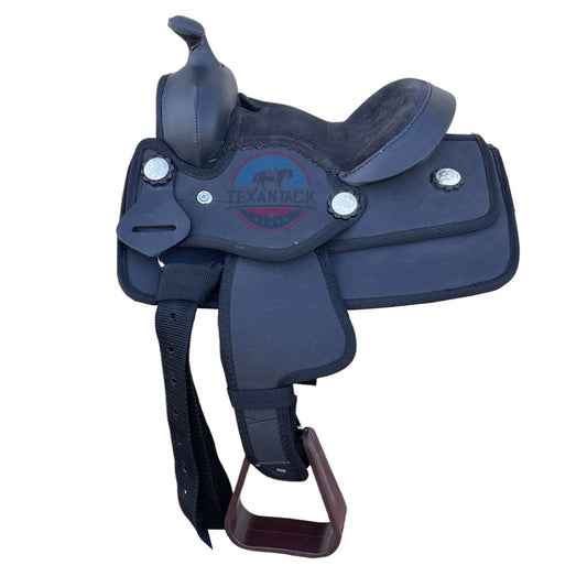 Miniature Western Horse Saddle: Lightweight Synthetic Saddle (8 inch) TEXANTACK