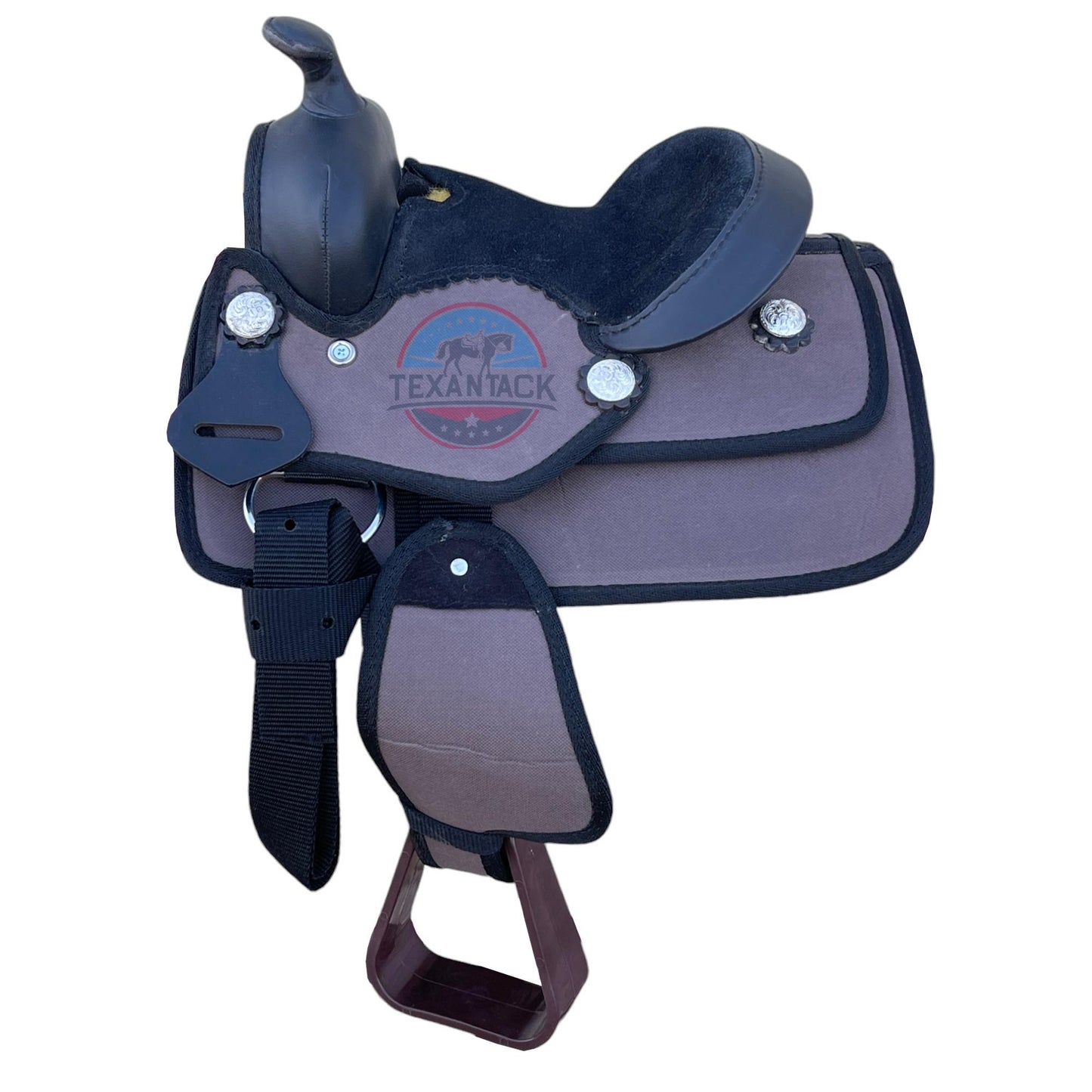 Miniature Western Horse Saddle: Lightweight Synthetic Saddle (8 inch) TEXANTACK