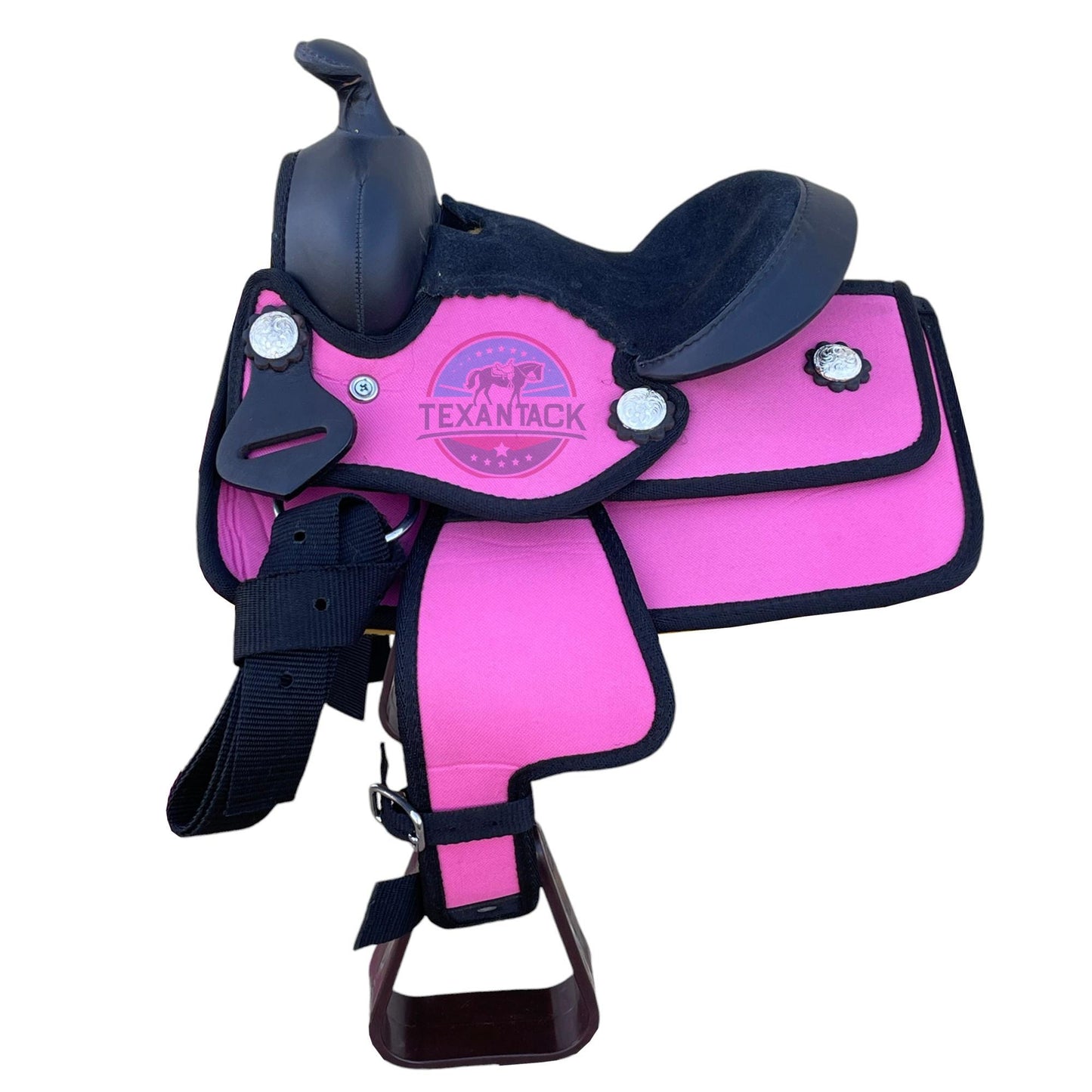 Miniature Western Horse Saddle: Lightweight Synthetic Saddle (8 inch) TEXANTACK