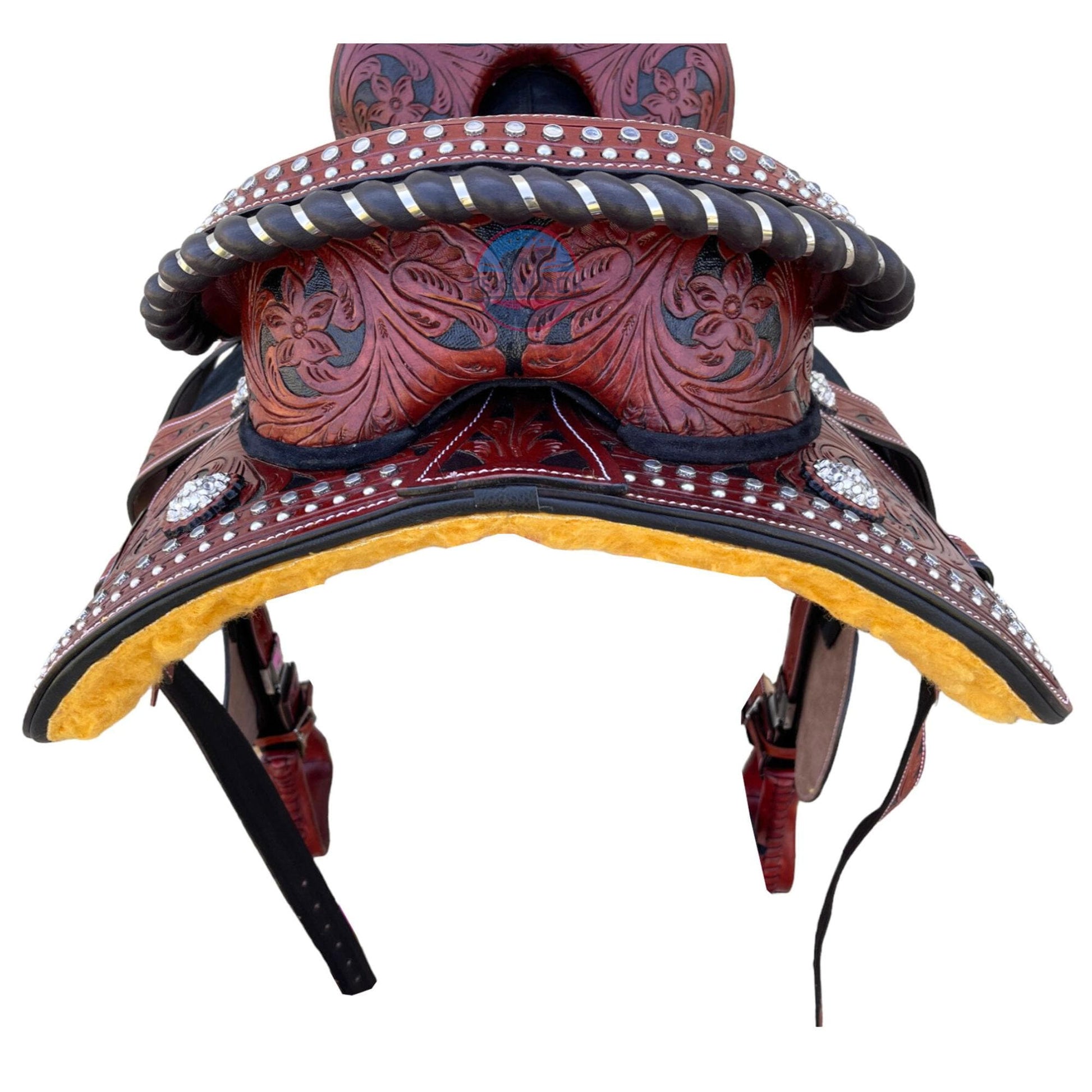 Western Leather Treeless Saddle: Youth/Adult Pleasure Trail TEXANTACK