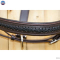 Leather Horse Halter Hand-Braided - SS Hardware - NewEngland Tack