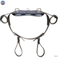 Miniature Horse Black Patent Leather Driving Harness with Red and White Trim NewEngland Tack