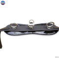 Miniature Horse Black Patent Leather Driving Harness with Red and White Trim NewEngland Tack