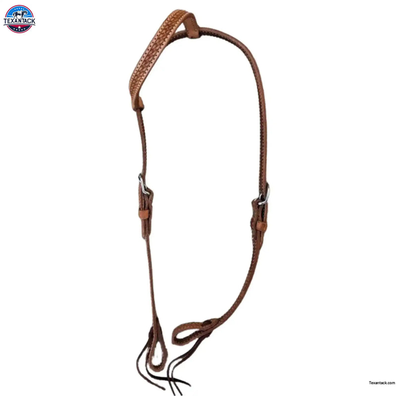One Ear Headstall Western Horse Tack - Argentinean Leather NewEngland Tack