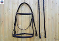 Plain Raised English Bridle - Premium Leather Quality with Stainless steel Hardware - NewEngland Tack