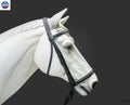 Plain Raised English Bridle - Premium Leather Quality with Stainless steel Hardware - NewEngland Tack