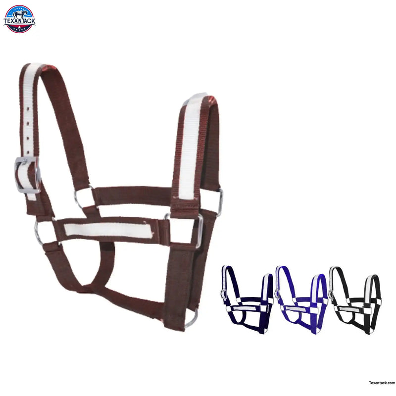 Premium Nylon Draft Halter with Overlay NewEngland Tack