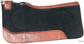 Handcrafted 31” x 32” Synthetic Felt Performance Saddle Pad with Wear Leathers for Horse Saddle, Handmade Long Lasting with Fleece Bottom Saddle Pad | Available in 1" Thickness Newenglandtack