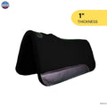 Resistance Handcrafted 31” x 32” Synthetic Felt Performance Saddle Pad with Wear Leathers for Horse Saddle, Handmade Long Lasting Felt Saddle Pad for Horse Available in 1" Thickness Newenglandtack