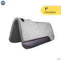 Resistance Handcrafted 31” x 32” Synthetic Felt Performance Saddle Pad with Wear Leathers for Horse Saddle, Handmade Long Lasting Felt Saddle Pad for Horse Available in 1" Thickness Newenglandtack