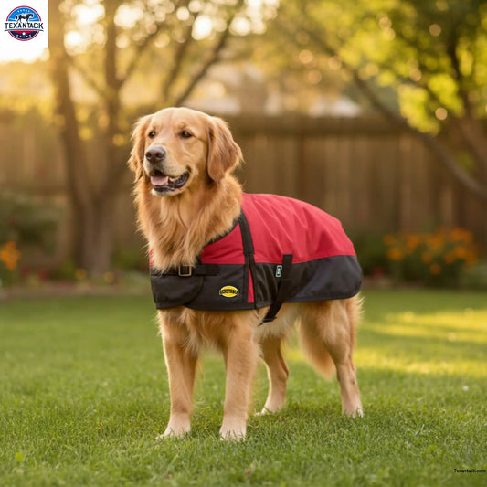 Resistance 600D Dog Blanket with Shoulder Gusset & Quick Grip Belly Band - 50 GSM fill