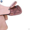 Resistance Adult Western Horse Barrel Saddle With Floral Tooled Available in 14" 15" 16" NewEngland Tack