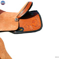 Resistance Basket weave Tooled Roughout Barrel Western Saddle NewEngland Tack
