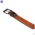 Resistance Belts - Premium Brown Heavy Duty Leather Belt for Men - Genuine Leather Belt for Work and Style NewEngland Tack