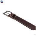 Resistance Belts - Premium Brown Heavy Duty Leather Belt for Men - Genuine Leather Belt for Work and Style NewEngland Tack
