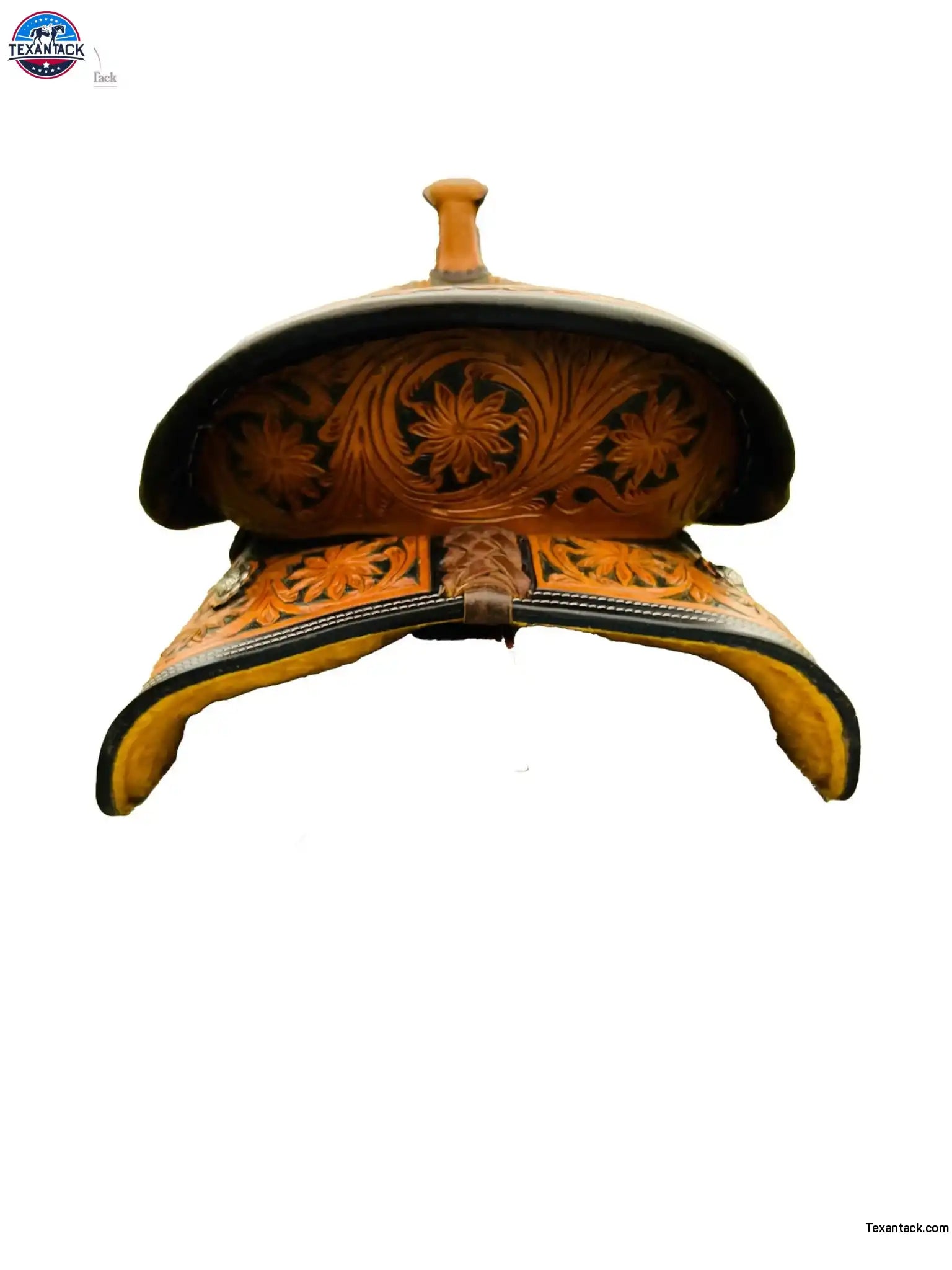 Floral Tooled Youth Western Leather Horse Barrel Saddle NewEnglandTack