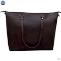 Resistance Genuine Leather Tote Bag Leather Anniversary Wedding Gift for Women Men Zipper Leather Purse Custom Gift for Her Travel Essential NewEngland Tack