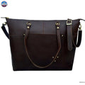 Resistance Genuine Leather Tote Bag Leather Anniversary Wedding Gift for Women Men Zipper Leather Purse Custom Gift for Her Travel Essential NewEngland Tack
