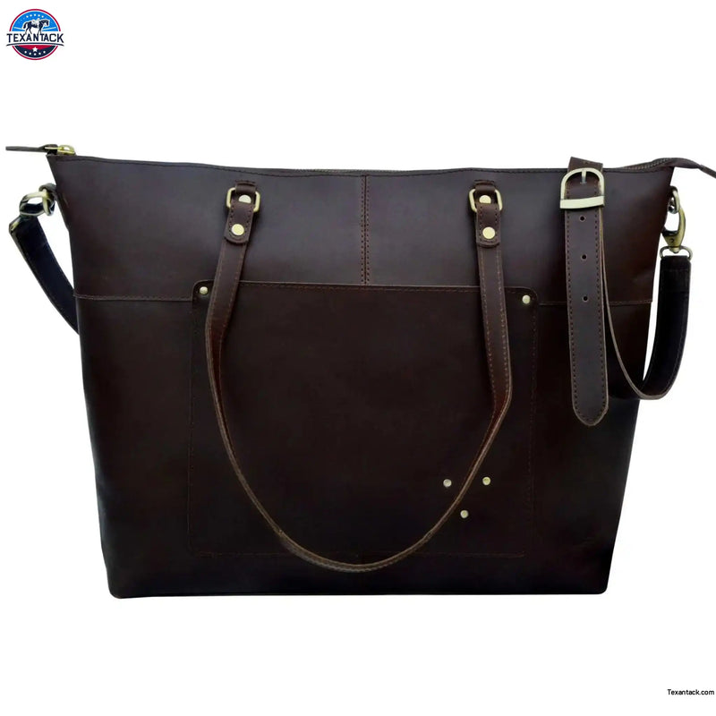 Resistance Genuine Leather Tote Bag Leather Anniversary Wedding Gift for Women Men Zipper Leather Purse Custom Gift for Her Travel Essential NewEngland Tack