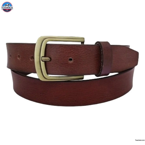 Resistance Full Grain Leather Belt For Men 1.5inch Wide Strap