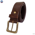 Resistance Full Grain Leather Belt For Men 1.5inch Wide Strap NewEngland Tack
