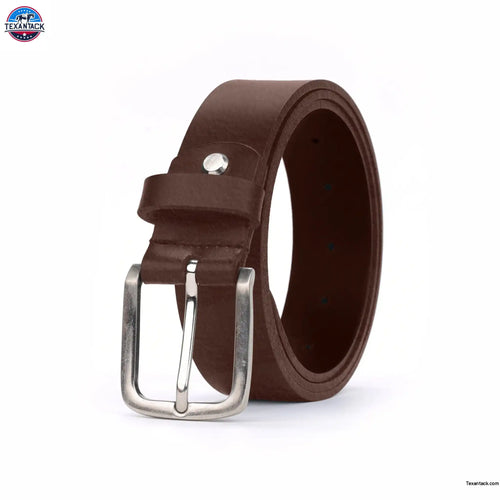 Resistance Full Grain Leather Belt For Men 1.5inch Wide Strap