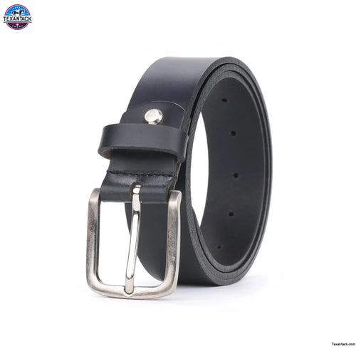 Resistance Full Grain Leather Belt For Men 1.5inch Wide Strap