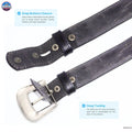 Resistance Full Grain Western Engraved Leather Belt Strap, 1-1/2" Wide Western Belt Leather Strap Floral Tooled Leather Belt Strap NewEngland Tack