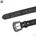 Resistance Full Grain Western Engraved Leather Belt Strap, 1-1/2" Wide Western Belt Leather Strap Floral Tooled Leather Belt Strap NewEngland Tack