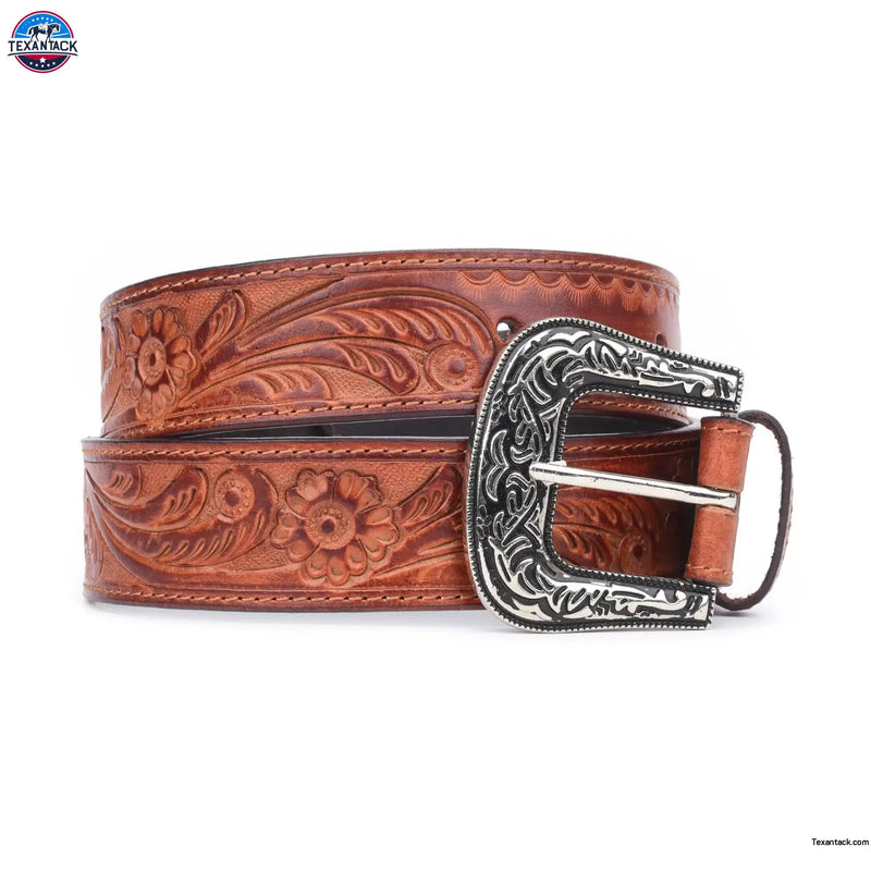 Resistance Genuine Full Grain Leather Western Belt Strap 1-1/2"(38mm) Wide NewEngland Tack